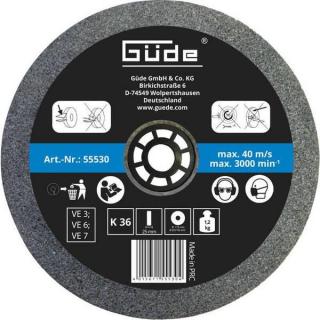 55530 Güde köszörűkorong 175X25X32/16 mm K36
