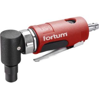 FORTUM pneumatikus furatköszörű, derékszögű, 125 mm,1/4"; (6 és 3 mm bef)