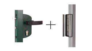 Locinox zár RAL 6005 zöld +  zárfogadó