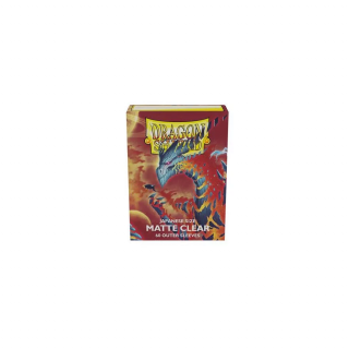 Dragon Shield Small Sleeves - Japanese Clear Matte Outer (60 Sleeves)