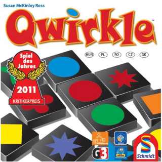 Qwirkle - Formák, színek, kombinációk!  társasjáték (Használt)