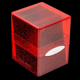 Ultra Pro Satin Cube - Glitter Red