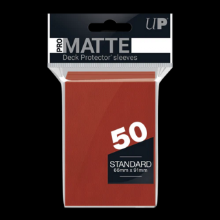 Ultra Pro - Standard Sleeves - Red Matte ( 50 db )