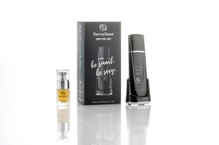 DermaGene® Deep Peel 4in1 Hidroabráziós Otthoni Arcpeeling Készülék (Fekete) Csomagban DermaGene®...