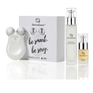 DermaGene® Facelift Mini Arclifting Gép Hialuronsavas Vezető Géllel és Szérummal - PRÉMIUM CSOMAG...