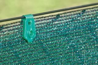 FIXATEX rögzítő kapocs szőtt árnyékoló hálóhoz  Zöld