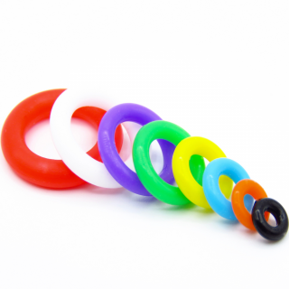 Jelölő gyűrű elasztikus madárjelölő pótkészlet (50 db) - 3,5 mm - ég kék