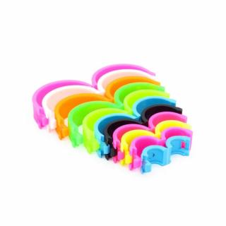 Jelölőgyűrű galambjelölő Ø 10 mm pattintós - fluor narancs