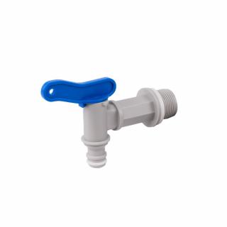 Kerti csap PVC 3/4" gyorscsatlakozó véggel