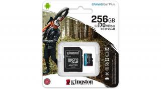 Kingston 256GB Canvas Select Plus Class 10 UHS-3 microSDXC memóriakártya