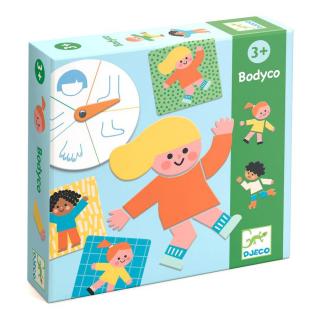 DJECO Fejlesztő játék - Testrészek, bingó - Bodyco