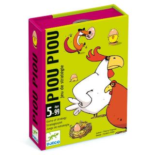 DJECO Kártyajáték - Csip-csip - Piou Piou