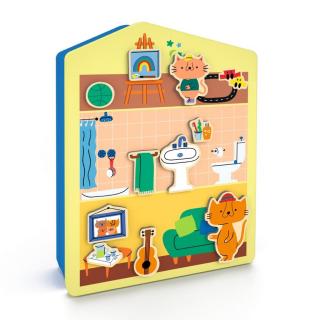 DJECO Mágneses képkirakó - Házban - InZeHouse