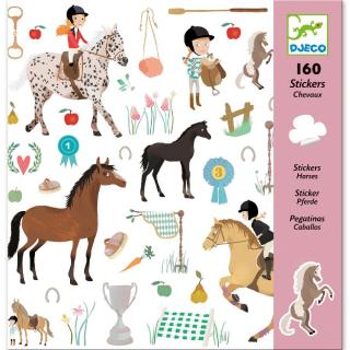 DJECO Matricák - Lovak - Horses
