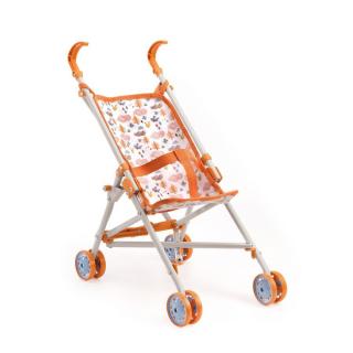 DJECO Pomea játék babakocsi Erdőmintás 54cm