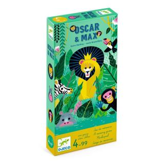 DJECO Társasjáték - Oszkár és Max - Oscar  Max
