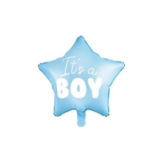 Fólia lufi It's a boy világoskék
