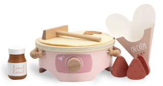 Label Label fa játék palacsinta sütő készlet rózsaszín