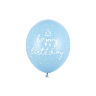 Lufi csomag Happy Birthday pasztell világoskék