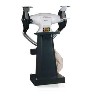 OPTIMUM OPTIgrind GZ20DD alépítménnyel és beépített elszívással (750W/400V/3Ph, 200x25)