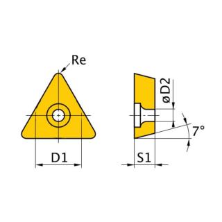 Optimum Váltólapka készlet ISO TCMT110204 (5Db/doboz)