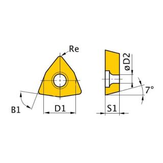 Optimum Váltólapka készlet ISO WCMT050308 (5 db-os)