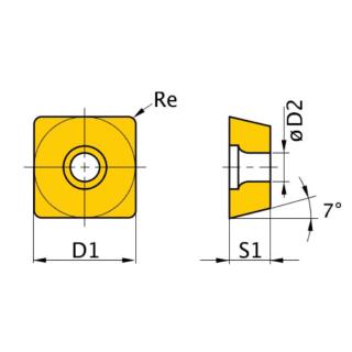 Optimum Váltólapka SCMT09T304EUR (5db)