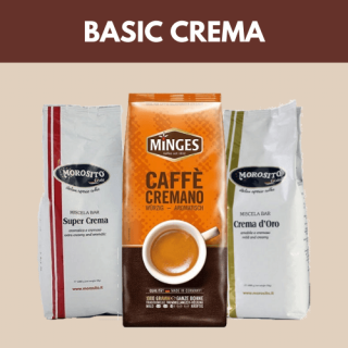 Basic Crema szemes kávé válogatás