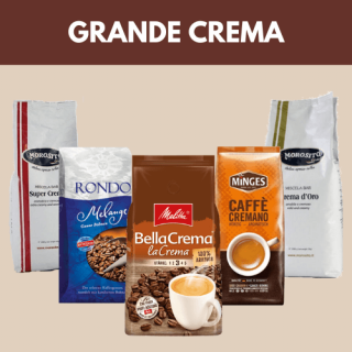 Grande Crema szemes kávé válogatás
