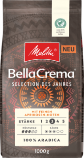 Melitta Bellacrema Selection des Jahres szemes kávé (1000g)