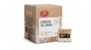 Saquella Espresso 100% Arabica kávépárna E.S.E. POD (150db)