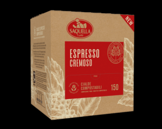 Saquella Espresso Cremoso kávépárna E.S.E. POD (150db)