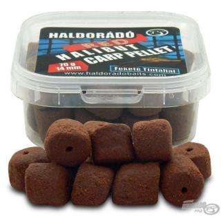 Haldorádó Red Halibut Carp Pellet 14 mm - Fekete Tintahal