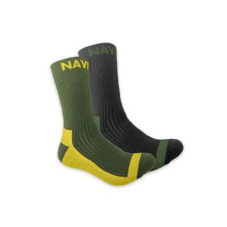 NAVITAS COOLMAX CREW SOCK TWIN PACK GREEN