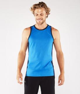 Manduka Minimalist 2.0 sport trikó, True Blue/Kék, S, jól szellőző anyagból