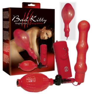 Bad Kitty Naughty Balloon - Anál ballon, anál vibrátor, pumpálható vibrátor