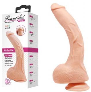 Beautiful Jack 10,2 " Dildo - Szilikon DILDÓ - 27 cm Élethű  dildó, tapadókorongos dildó