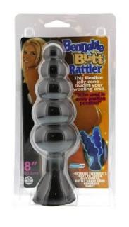 Bendable Butt Rattler Black - Anál élvezet 20,3 cm