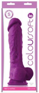 ColourSoft - 8" Soft Dildo - 23,6 cm élethű szilikon dildó