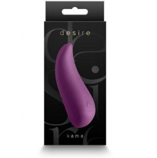 Desire - Kama - Purple  - akkumulátoros tojás vibrátor, mini vibrátor 9,5 cm