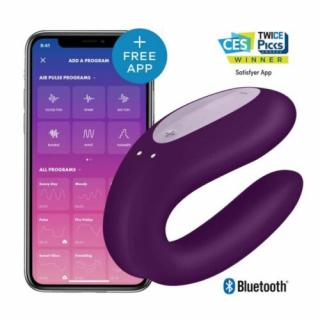 Double Joy (Violet) - okos vibrátor, telefonos applikációval irányítható vibrátor