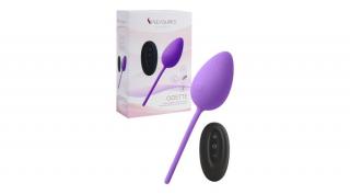 EGG VIBRATOR ODETTE - Candy Violet - Akkus szilikon tojásvibrátor