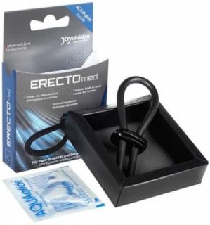 ERECTOmed Ring Black - Állítható szilikon péniszgyűrű, erekciógyűrű