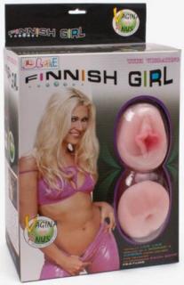 Finish Girl Flesh - 3D-s guminő, szexbaba szilikon vaginával