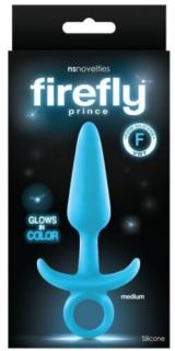 Firefly - Prince - Medium - Anál plug, Szilikon Anál tágító 13 cm KÉK