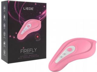 Firefly - Vibrador externo recargable Candy Pink - AKKUS szilikon vibrátor