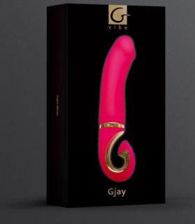 Gjay - Neon Rose - g-pont vibrátor, akkumulátoros, BIOSKIN, 22 cm