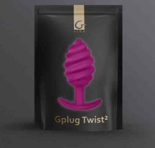 Gplug Twist 2 - Sweet Raspberry -  fenék dugó, anál izgató