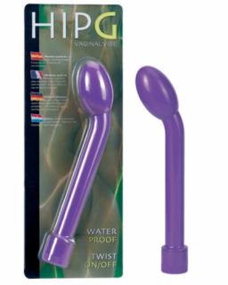 Hip-G Purple G-Spot Vibe - G-pont vibrátor 20 cm