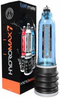 HYDROMAX 7 - BLUE - hydropumpa, péniszpumpa (kék áttetsző)